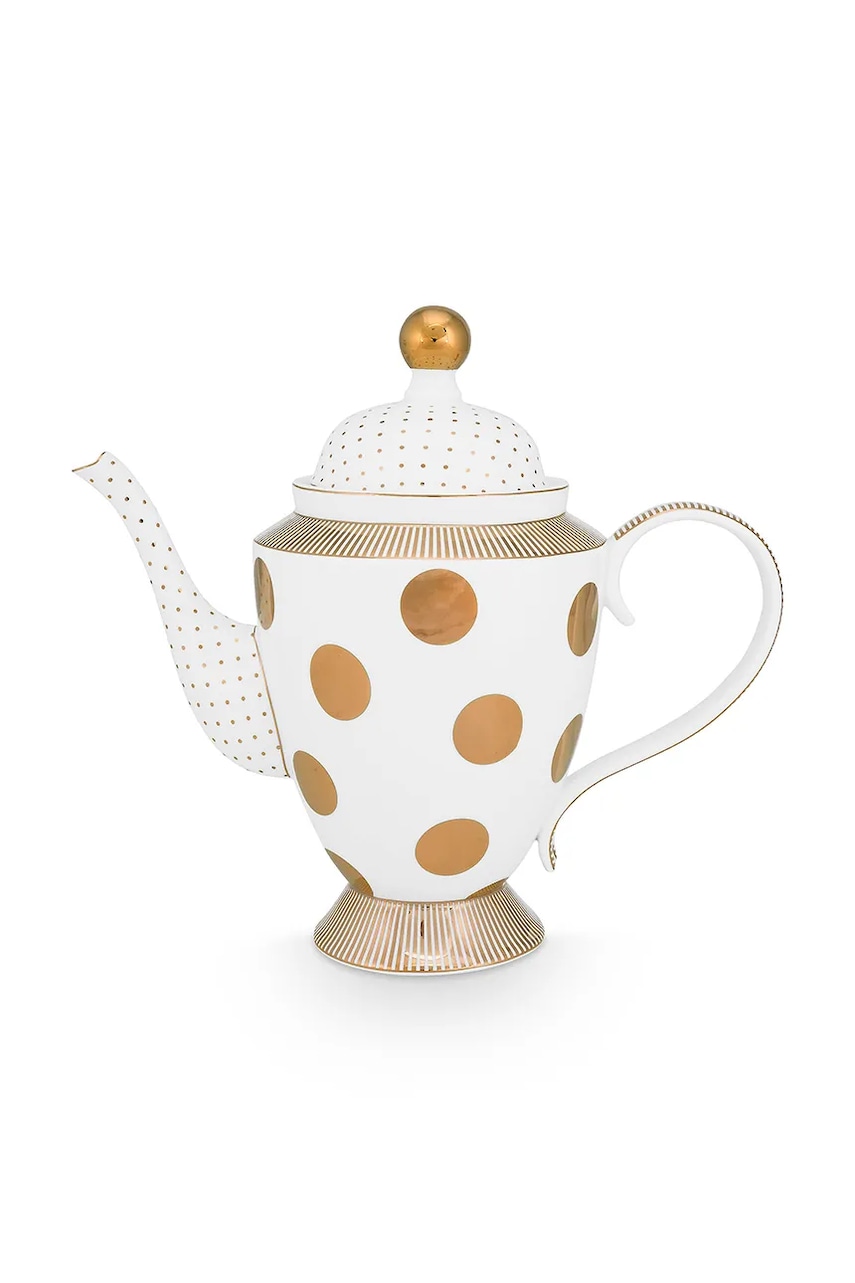 Pip Studio ceainic Dot Delight 1,25 L culoarea galben Pip Studio ceainic Dot Delight 1,25 L culoarea galben