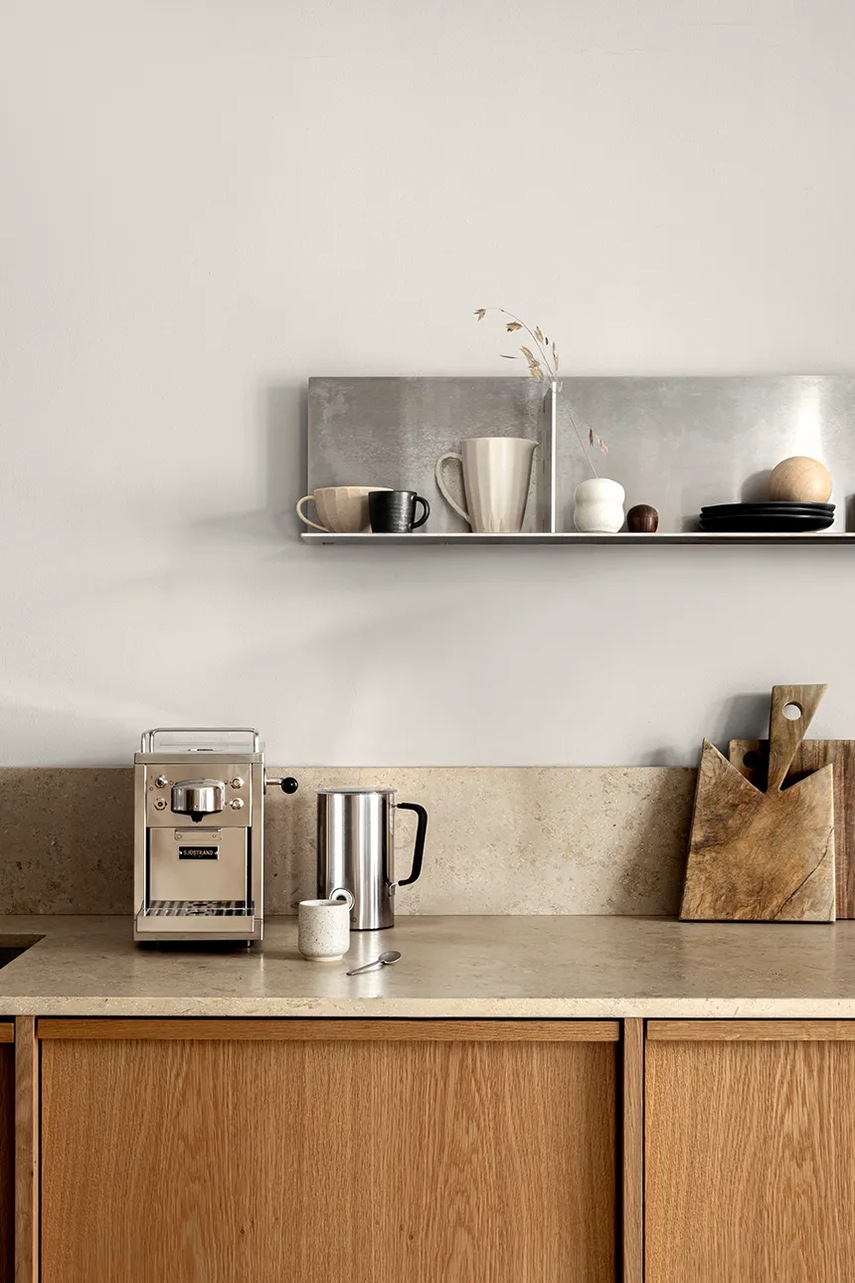 Sjostrand αφροποιητής για γάλα από ανοξείδωτο χάλυβα 20,5 x 12,5 x 15,5 cm φωτογραφία