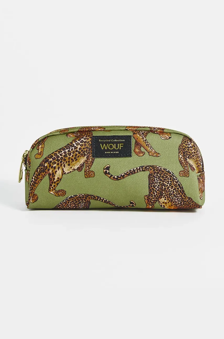 WOUF portfard Olive Leopard