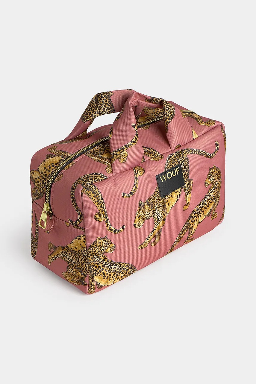Дорожняя косметичка WOUF Blush Leopard 29 x 18 x 13 cm