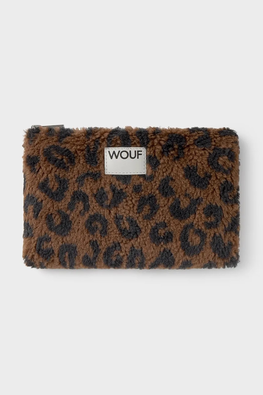 WOUF portfard Simona 21 x 14 x 2 cm culoarea maro