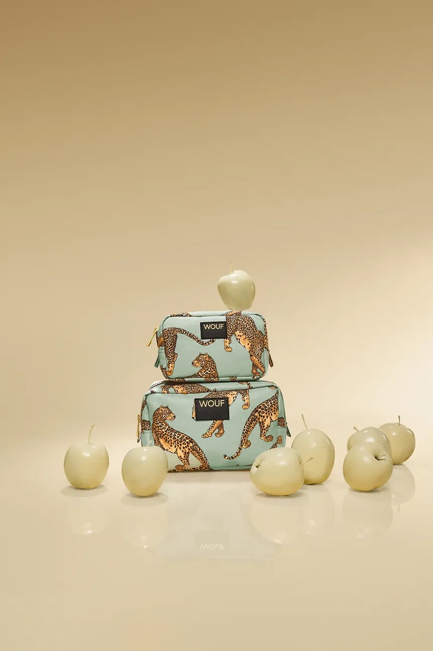 Νεσεσέρ ταξιδιού WOUF Emerald Leopard 20 x 9,5 x 13 cm φωτογραφία