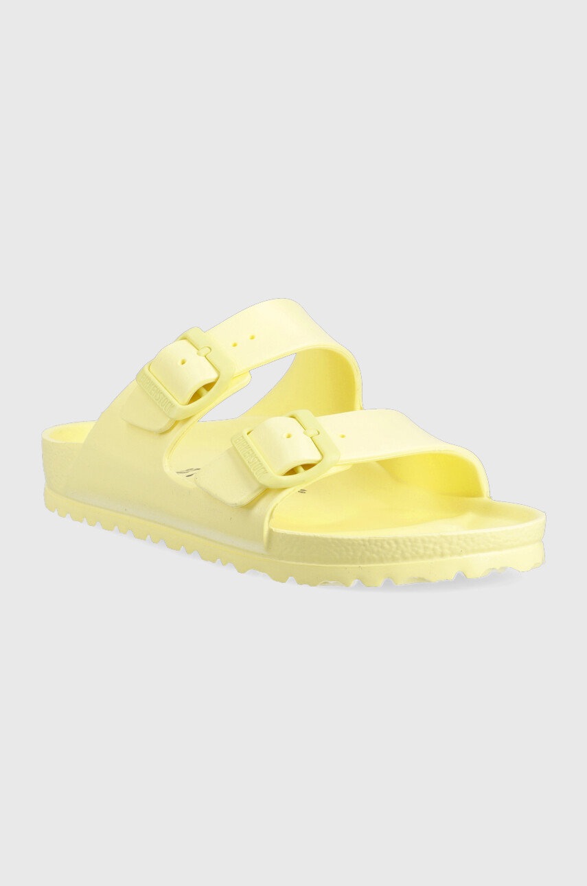 

Шльопанці Birkenstock Arizona Eva жіночі колір жовтий Narrow Width