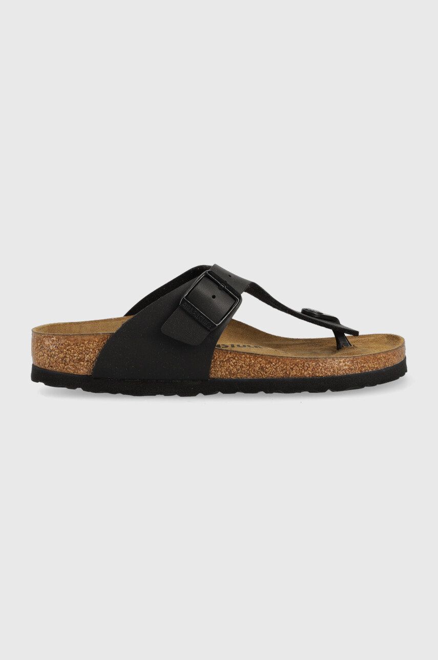 Birkenstock șlapi Ramses femei, culoarea negru, cu toc plat 44793.BLK-BLACK