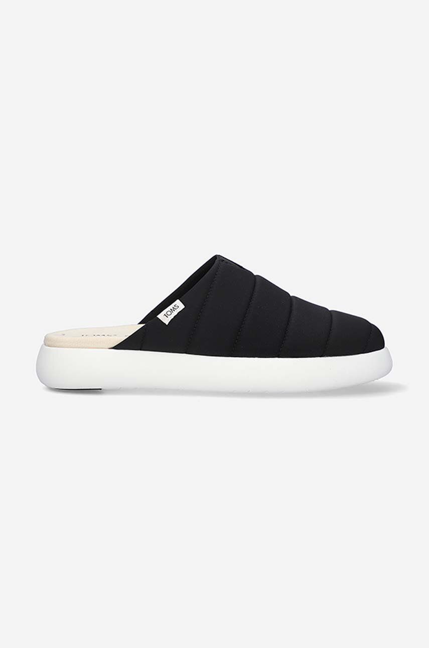 Pantofle Toms Matte Mallow Mule Sneaker dámské, černá barva - černá -  Svršek: Textilní materiá