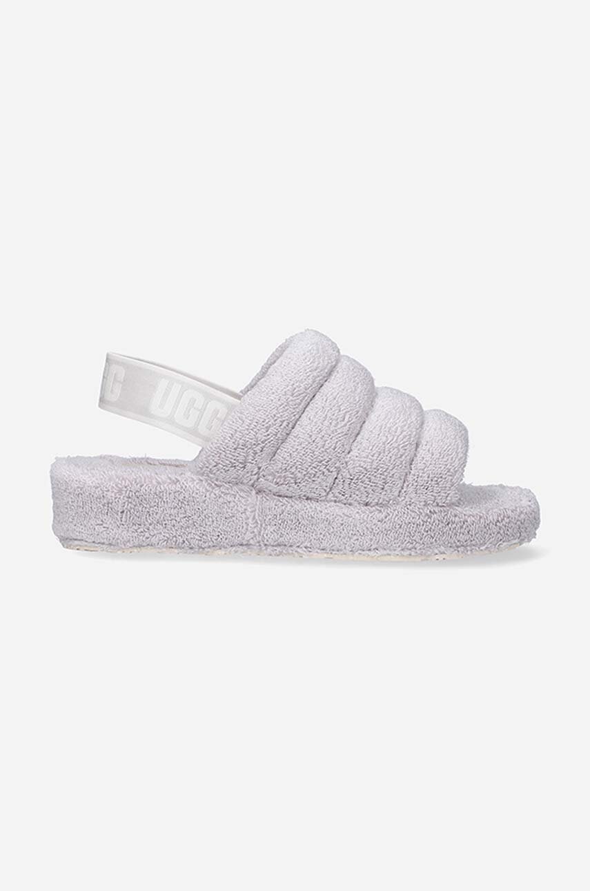 

Тапки UGG Fluff Yeah Terry цвет фиолетовый 1127116.MGR-MGR