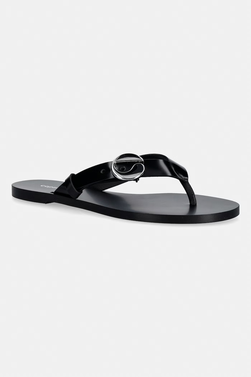 Coperni șlapi de piele C-logo