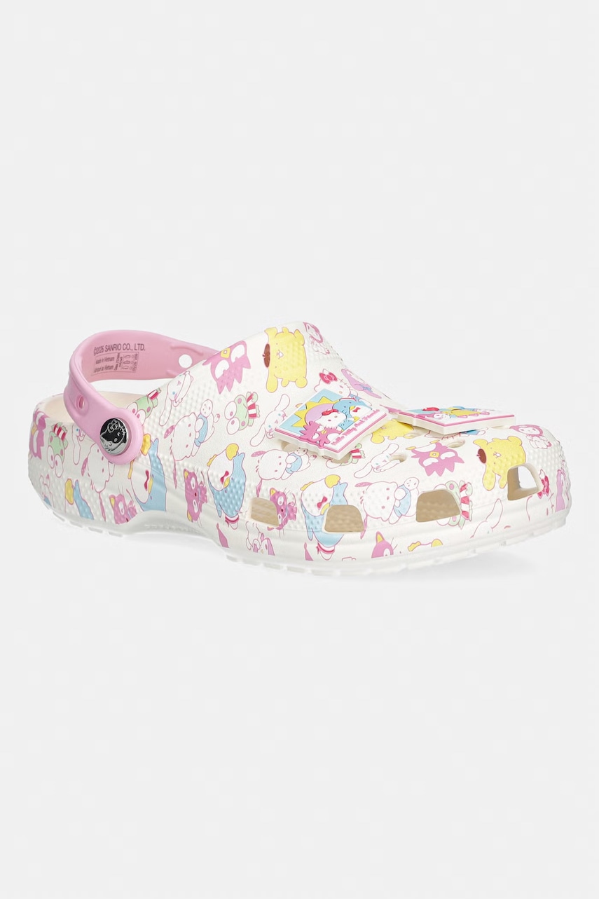 Levně Crocs pantofle dámské Classic Hello Kitty Pastel Clog