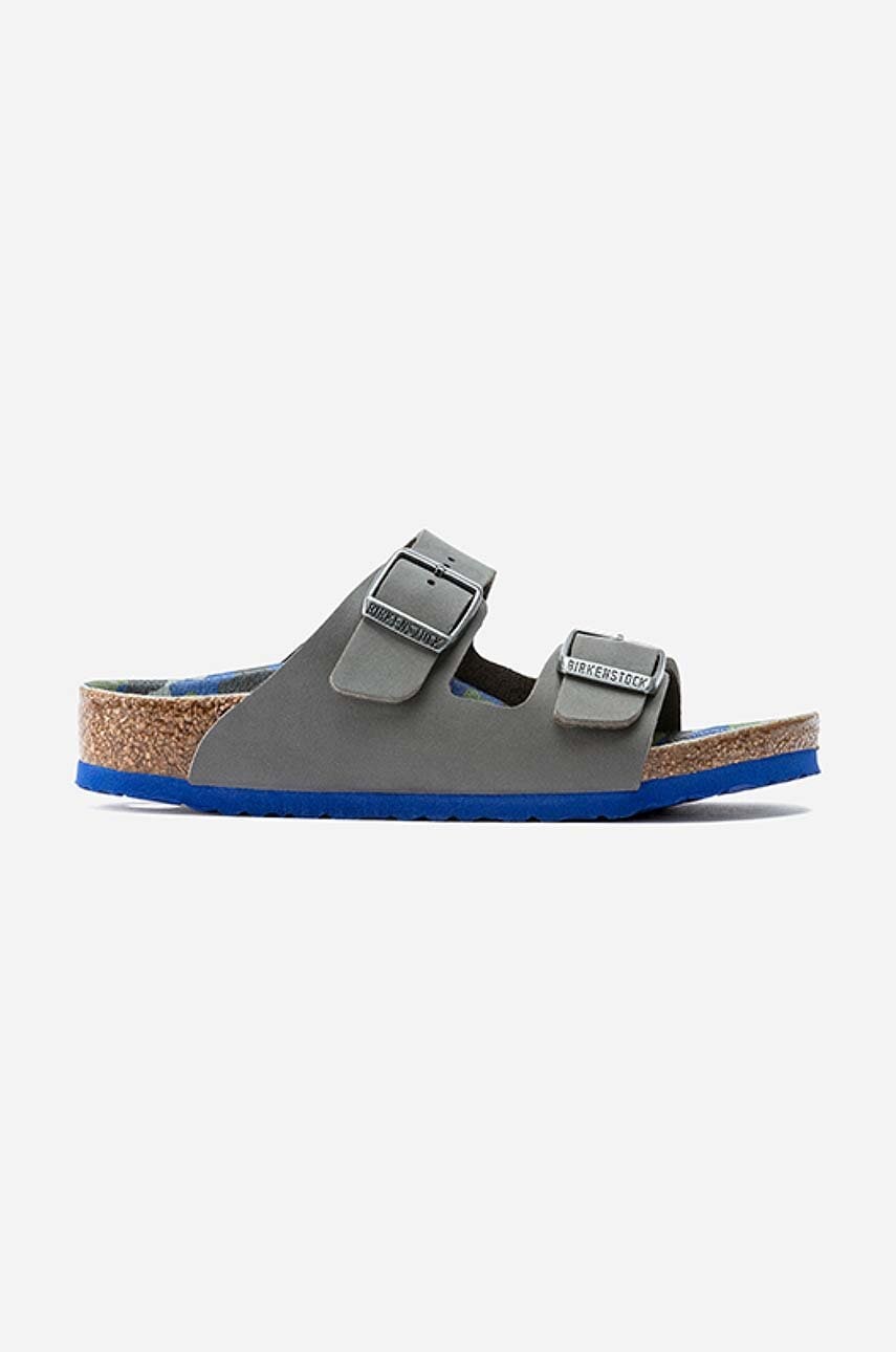 Детские шлепанцы Birkenstock Arizona Desert Soil цвет серый в Ивано-Франковске Детские шлепанцы Birkenstock Arizona Desert Soil цвет серый в Ивано-Франковске