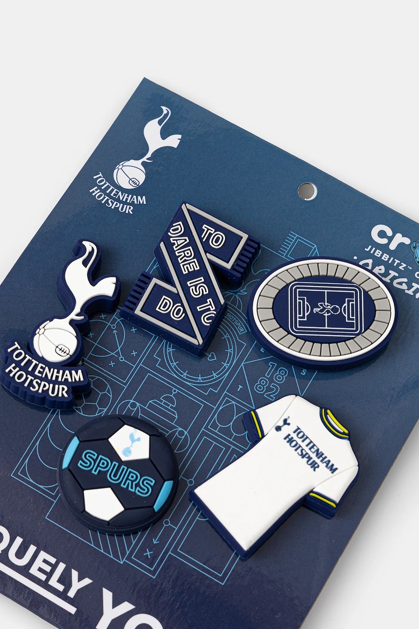 Детские значки для обуви Crocs Tottenham 5Pck 5 шт цвет синий 10012076 Детские значки для обуви Crocs Tottenham 5Pck 5 шт цвет синий 10012076
