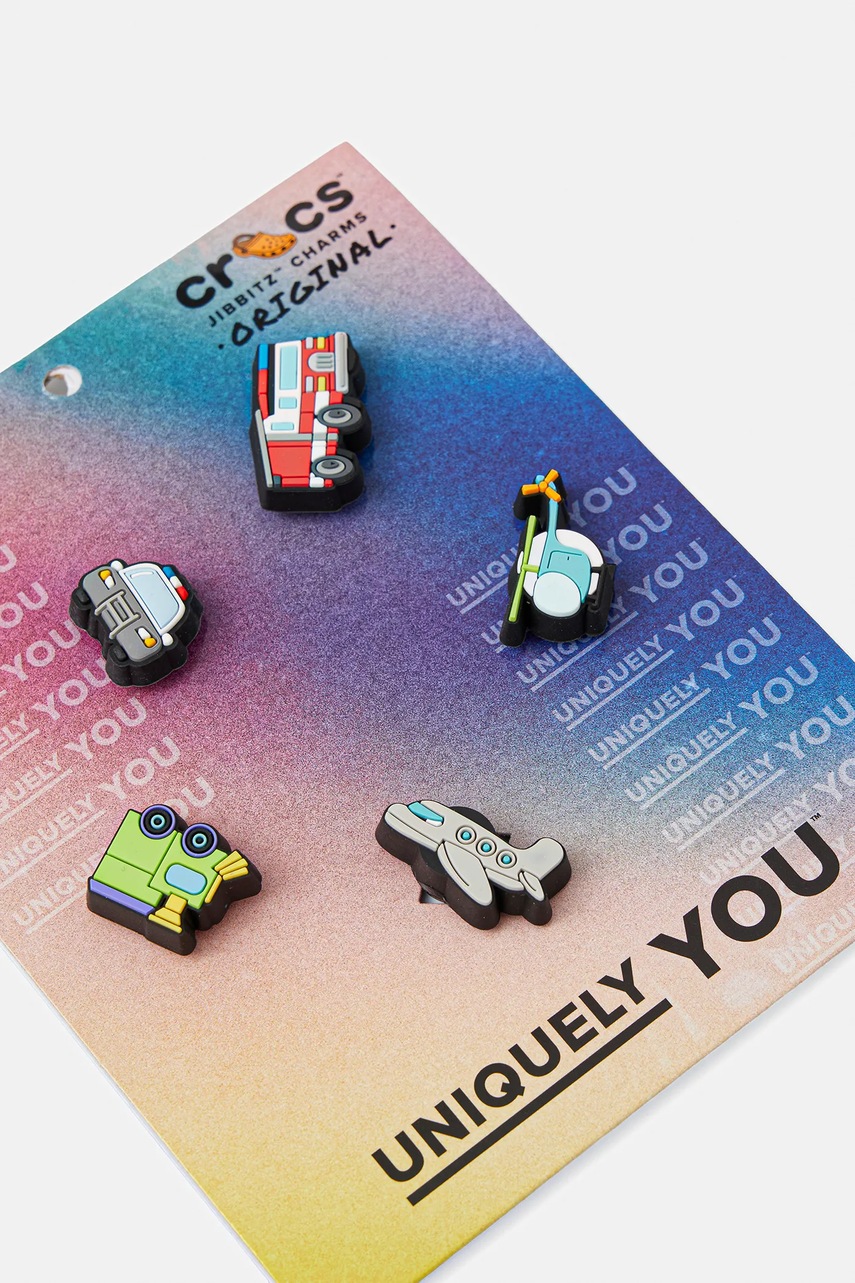 Детские значки для обуви Crocs Tiny Beep Beep 5 Pack 5 шт цвет чёрный 10015675