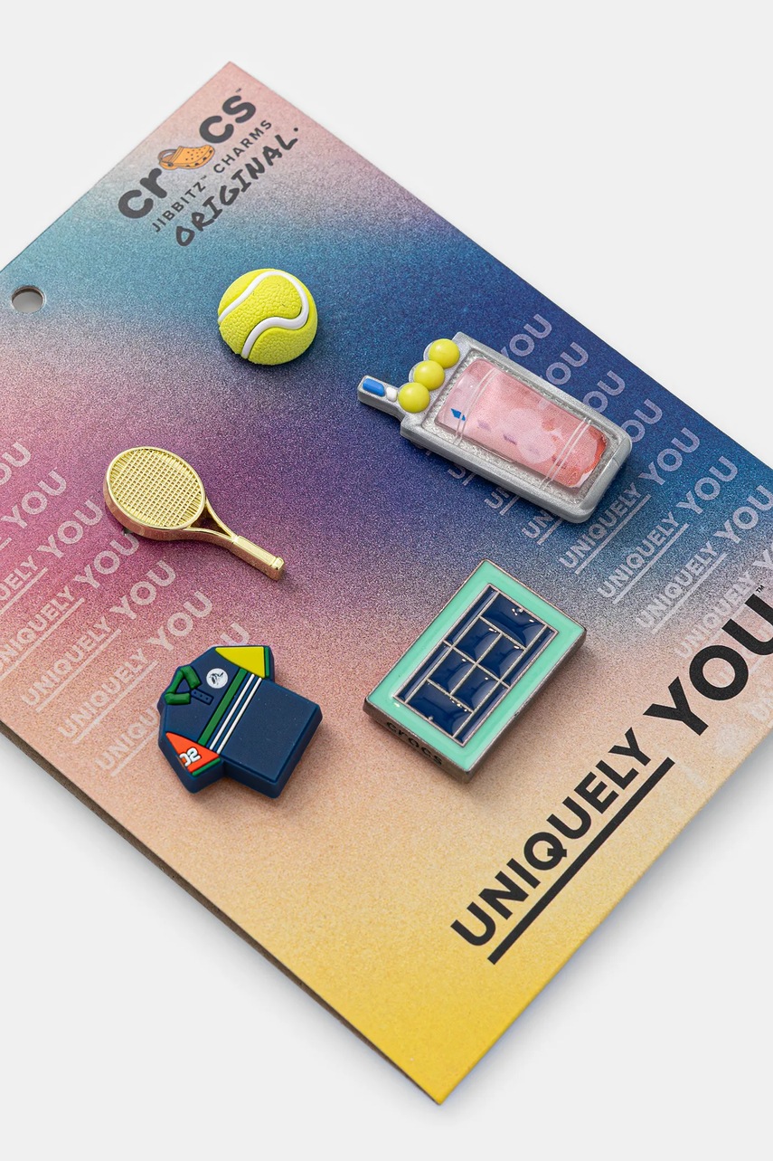 Детские значки для обуви Crocs Day at The Tennis Court 5 Pack 5 шт 10015083