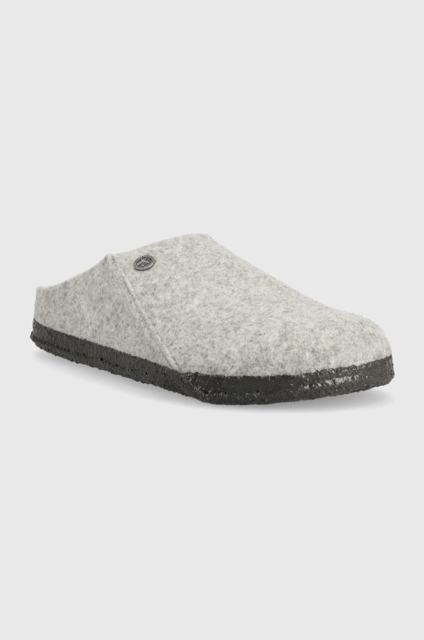 

Тапочки Birkenstock Zermatt Rivet колір сірий Regular Width