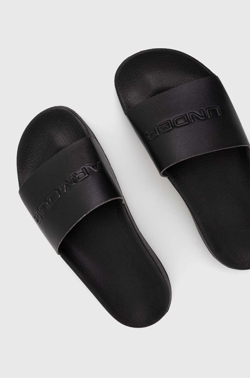 Παντόφλες Under Armour Core Remix χρώμα: μαύρο φωτογραφία
