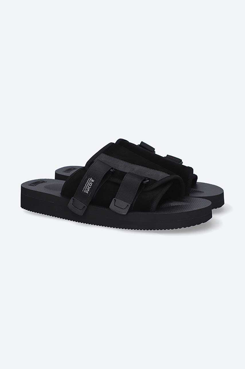 Шльопанці Suicoke KAW-VS колір чорний KAW.VS-BEIGE 