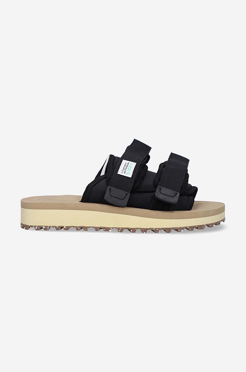 Suicoke papuci MOTO-CAB-ECO culoarea negru MOTO.CAB.ECO-BLACKBEIGE Suicoke papuci MOTO-CAB-ECO culoarea negru MOTO.CAB.ECO-BLACKBEIGE