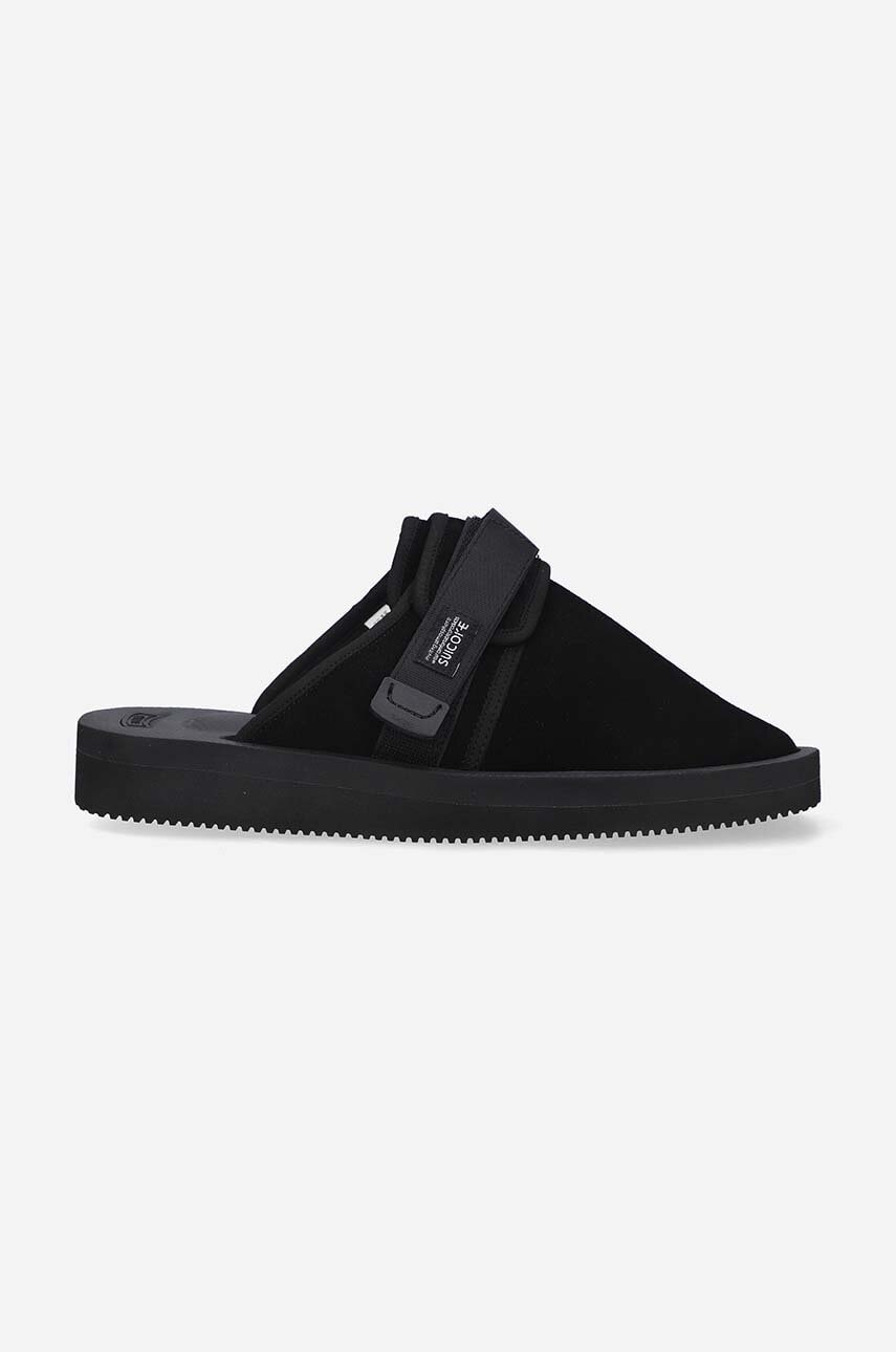 Suicoke papuci din piele ZAVO-VS culoarea negru ZAVO.VS-BEIGE. Suicoke papuci din piele ZAVO-VS culoarea negru ZAVO.VS-BEIGE.