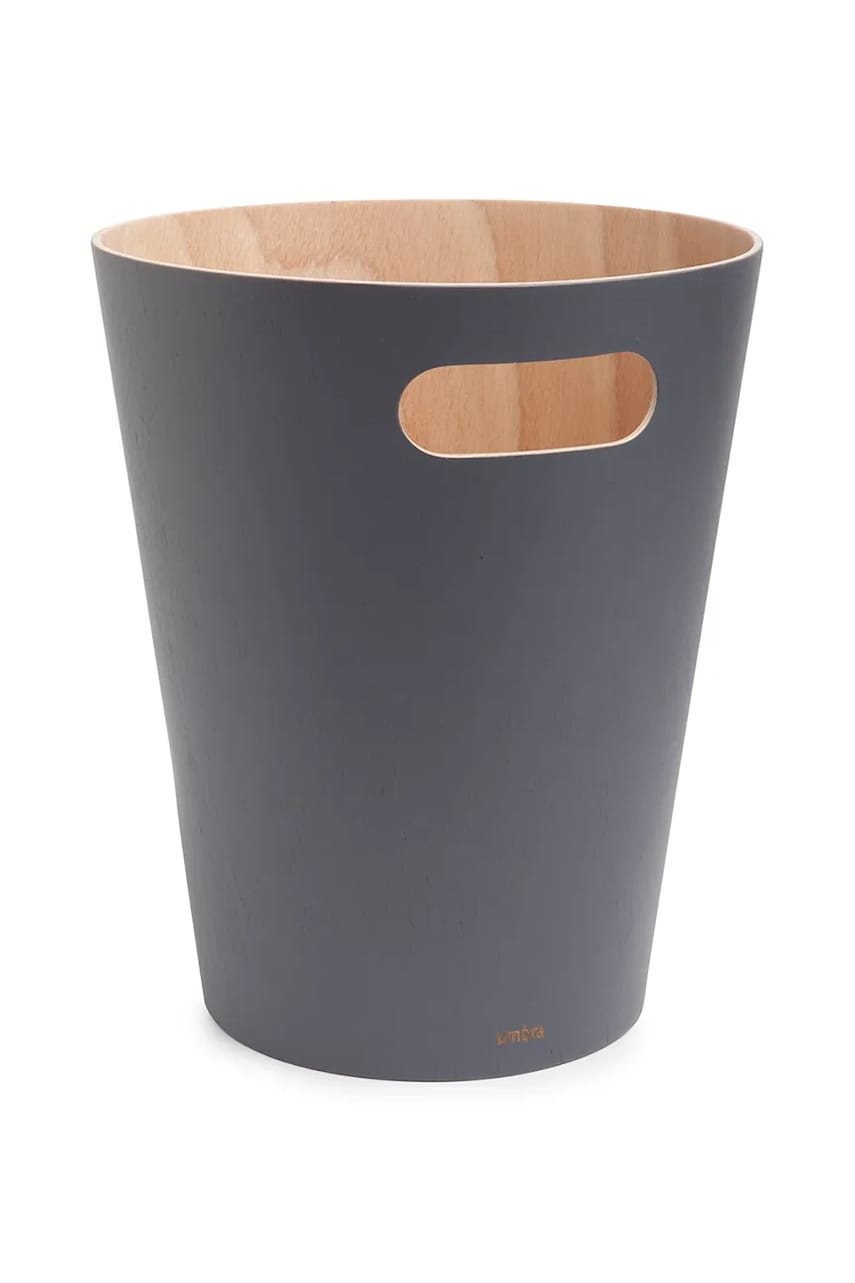 Umbra coș de gunoi Woodraw 7 L culoarea gri