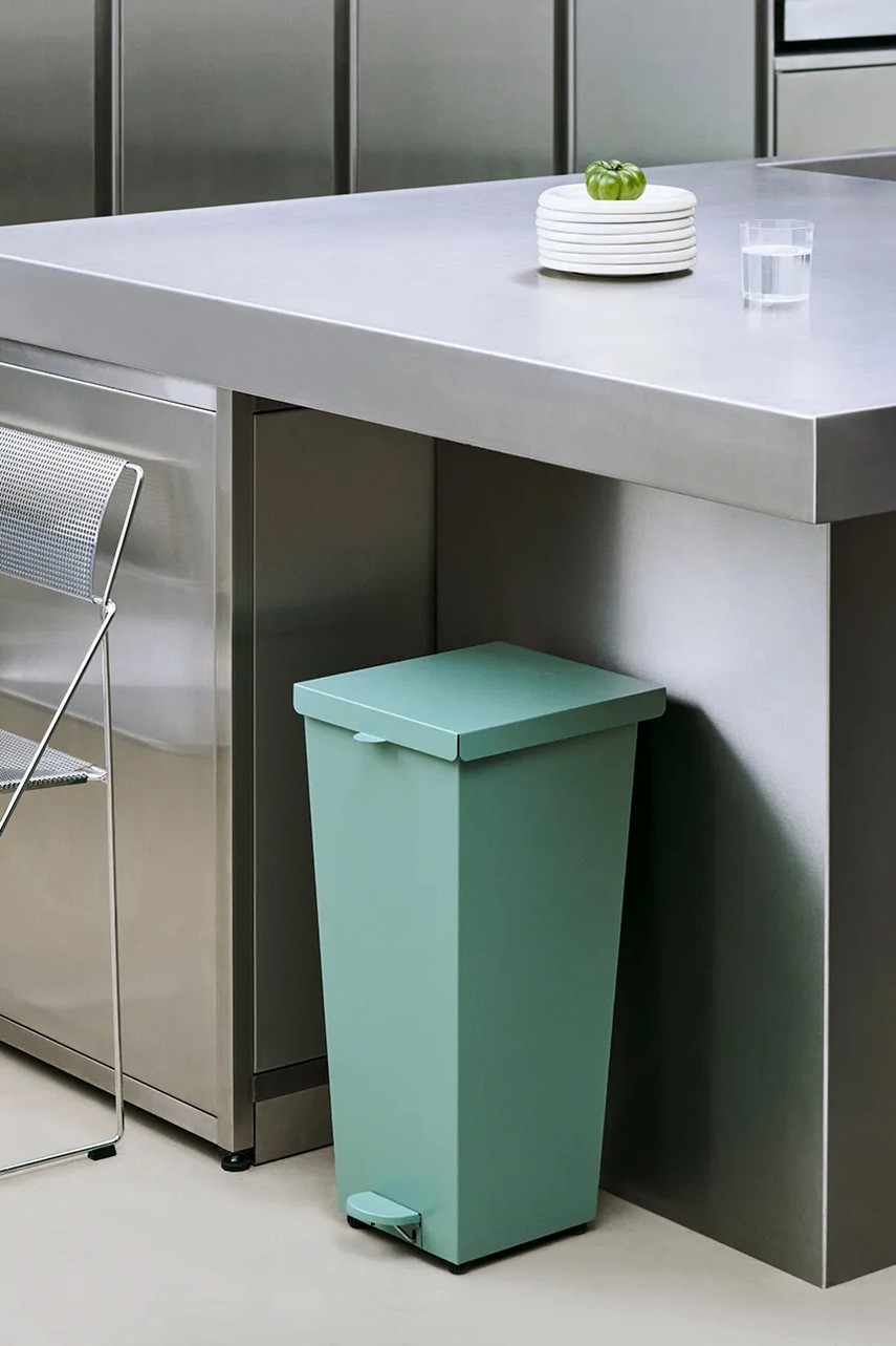 Κάδος σκουπιδιών HAY Loop Bin 26 L/26,5 x 31,5 x 57 cm χρώμα: τιρκουάζ φωτογραφία