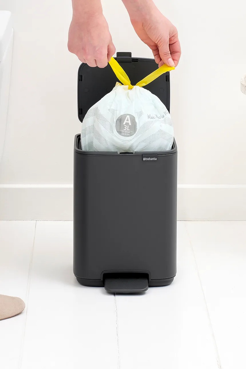 Κάδος σκουπιδιών Brabantia Bo 4 L χρώμα: μαύρο φωτογραφία