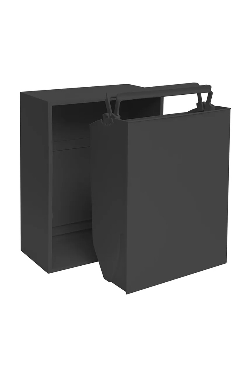 Επιτοίχιος κάδος απορριμμάτων ReCollector Recycling Box 12 L/30 x 15 x 40 cm χρώμα: μαύρο φωτογραφία