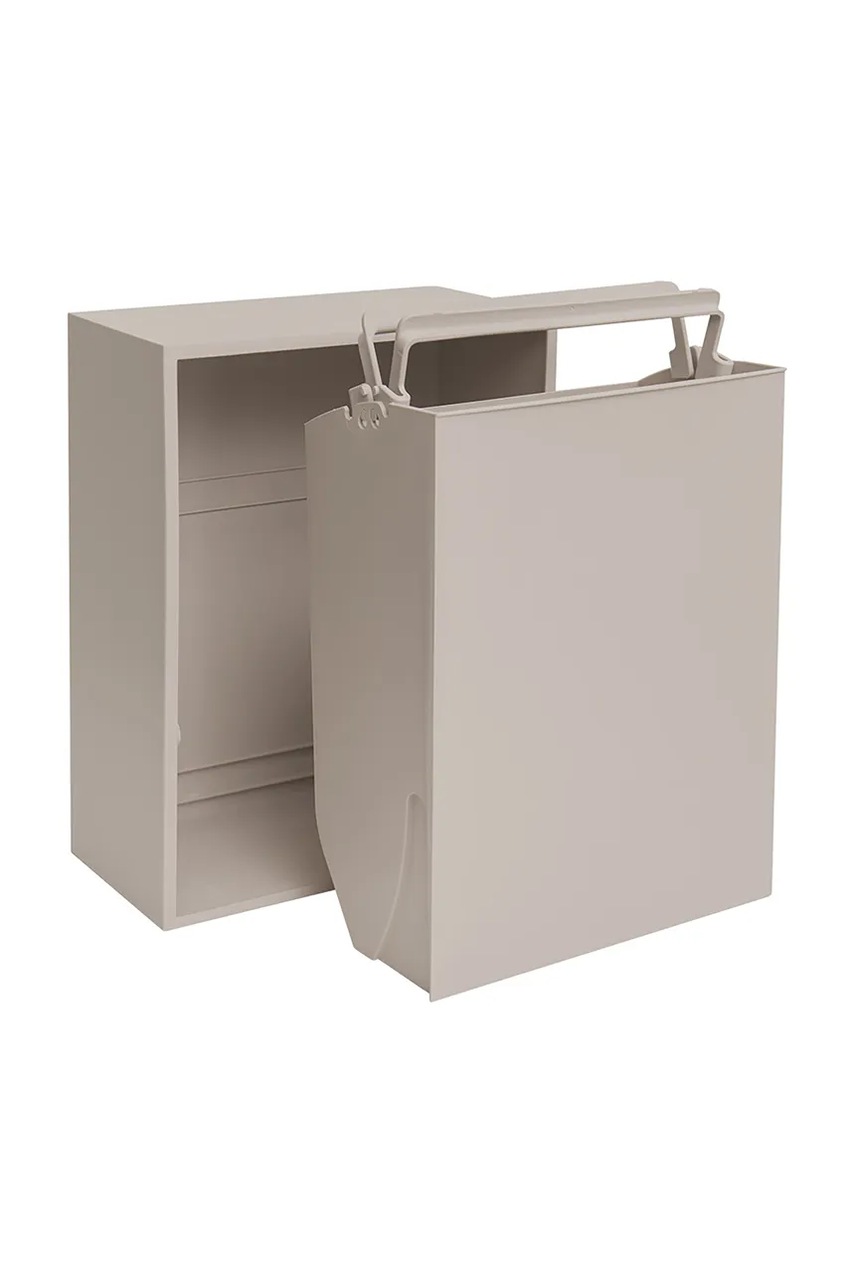 Επιτοίχιος κάδος απορριμμάτων ReCollector Recycling box 30 x 15 x 40 cm χρώμα: μπεζ φωτογραφία