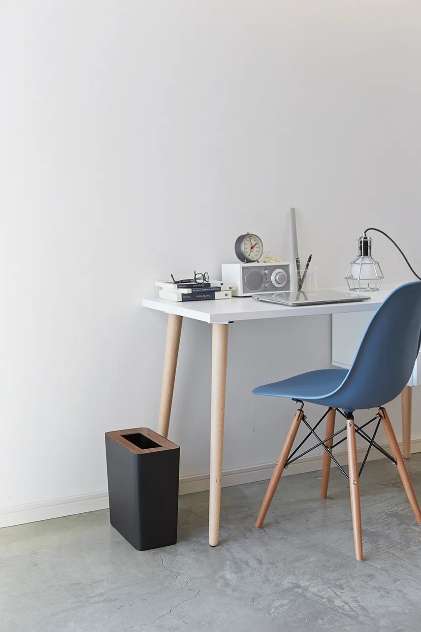 Κάδος σκουπιδιών Yamazaki Rin 10 L χρώμα: μαύρο φωτογραφία