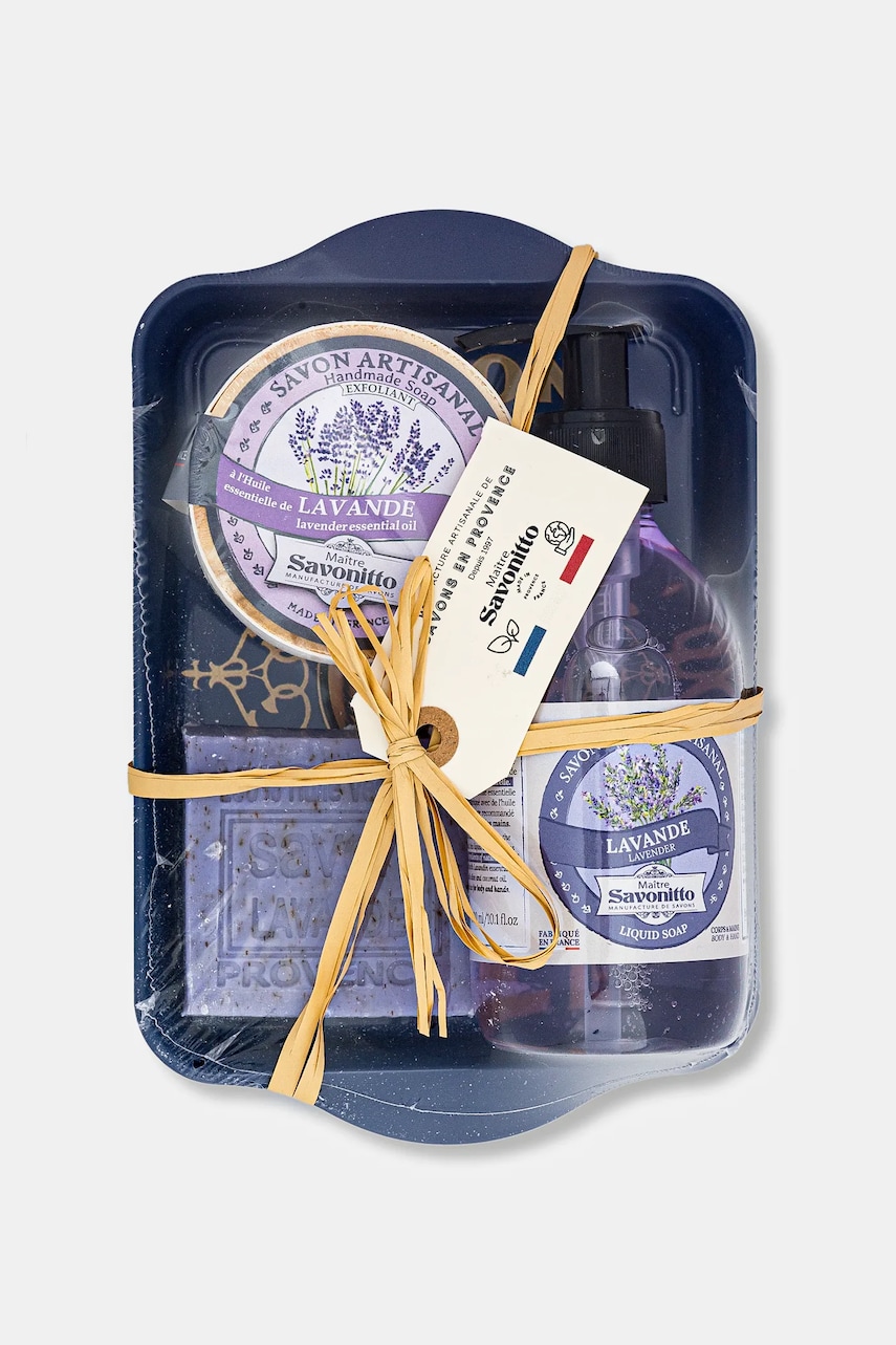 Maitre Savonitto set de săpunuri Lavander Box 3-pack culoarea violet Maitre Savonitto set de săpunuri Lavander Box 3-pack culoarea violet