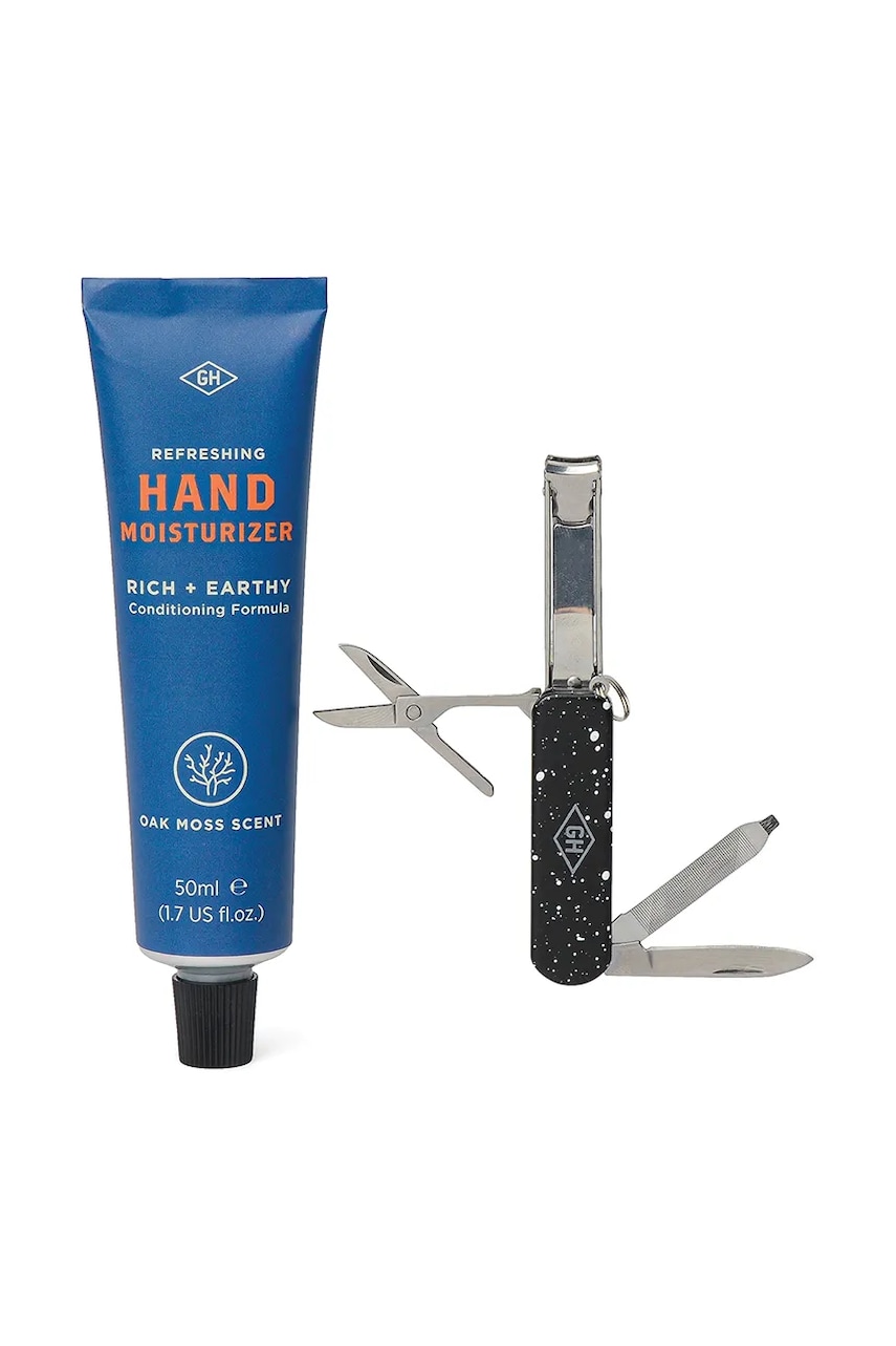 Gentlemen\'s Hardware trusă de călătorie pentru îngrijirea mâinilor In Good Hands Kit culoarea portocaliu