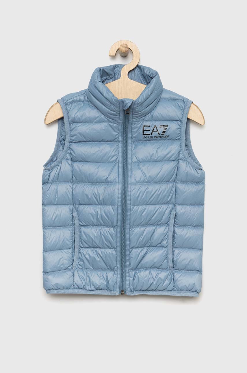 EA7 Emporio Armani vesta de puf pentru copii