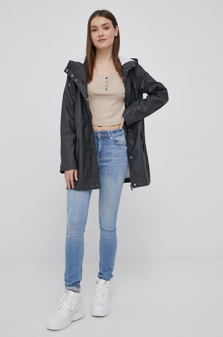 

Куртка Vero Moda женская цвет серый переходная