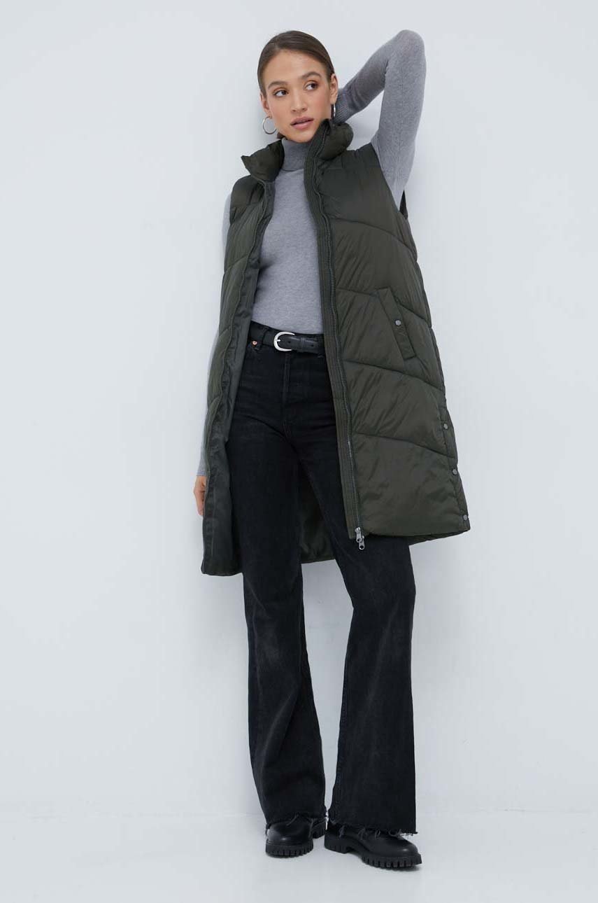 

Безрукавка Vero Moda женский цвет зелёный зимний