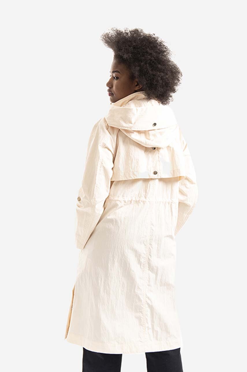 Woolrich parka Female Briar Long Lig damska kolor beżowy przejściowa CFWWOU0615FRUT2890-840