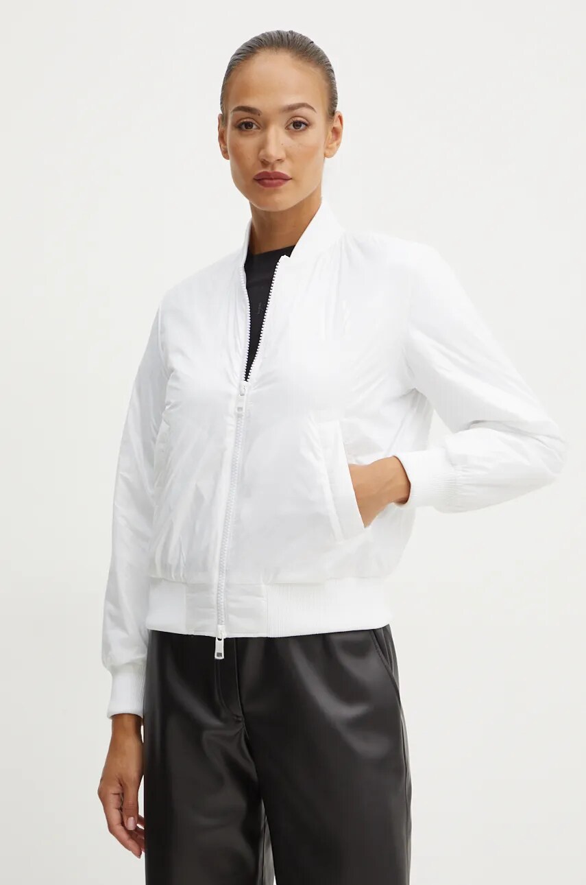 

Яке бомбър Armani Exchange в бяло зимен модел 8NYB55 YNYNZ, Бял