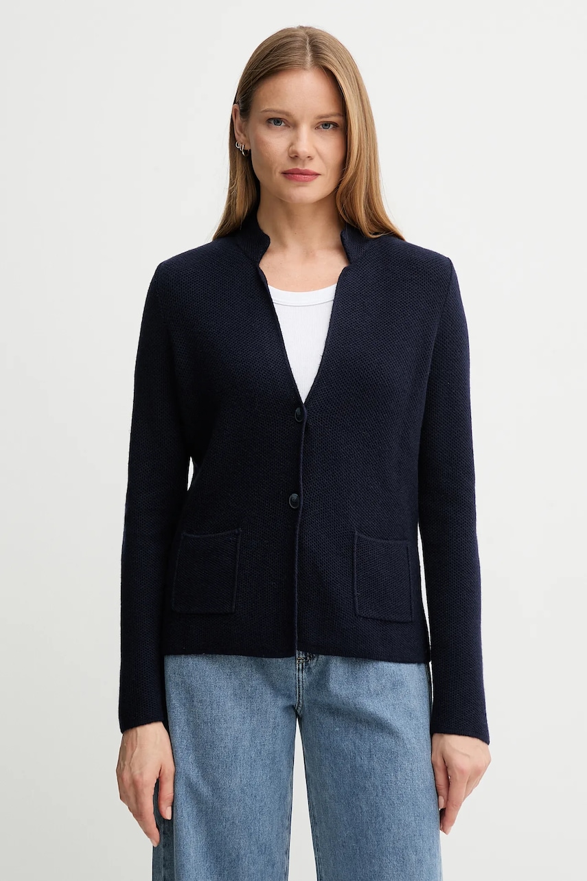United Colors of Benetton cardigan din amestec de lână culoarea gri, 1235D6934