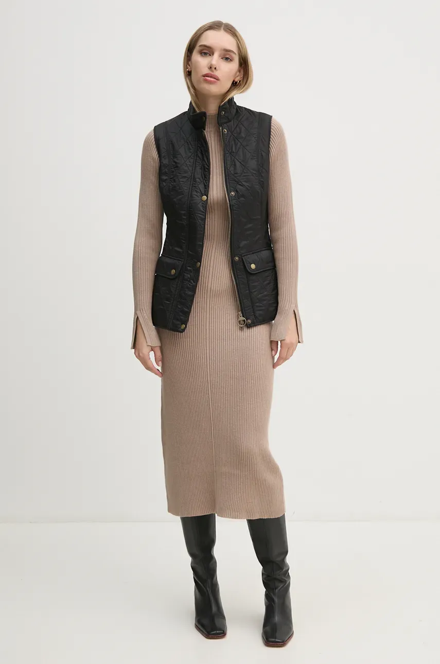 Безрукавка Barbour женская цвет чёрный зимняя LGI0017 Безрукавка Barbour женская цвет чёрный зимняя LGI0017