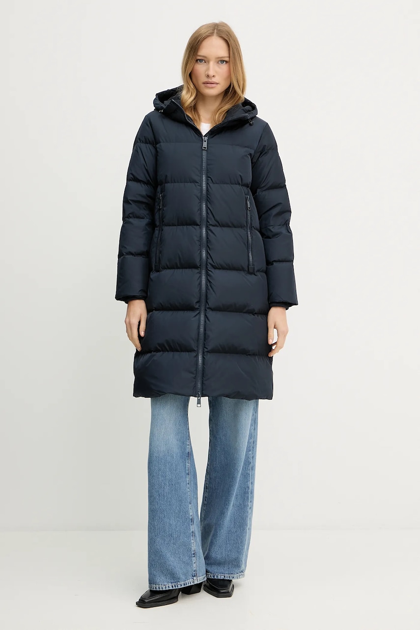 Armani Exchange geacă de puf culoarea bleumarin, de tranziție, XW000251 AF12286