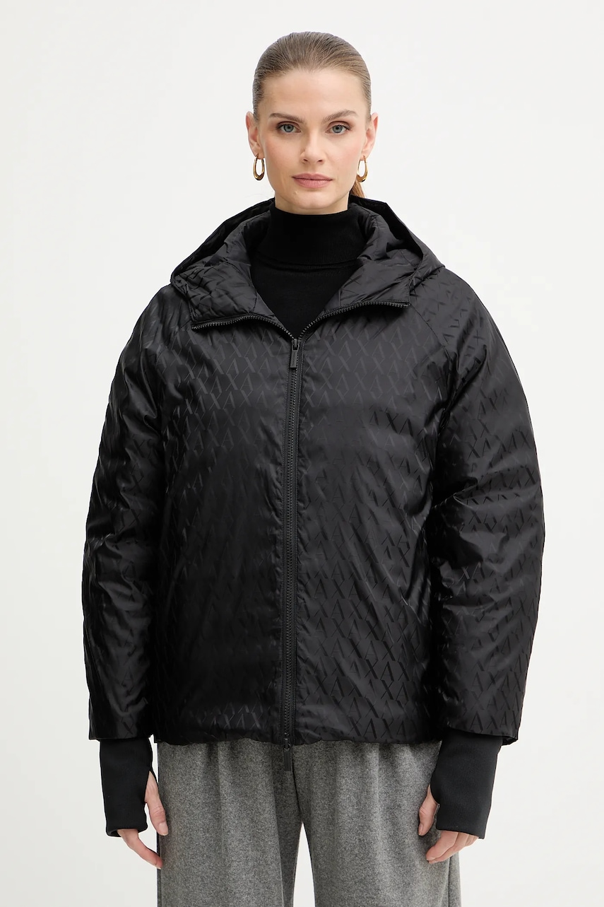 Armani Exchange geacă culoarea negru, de tranziție, XW001436 AF16628