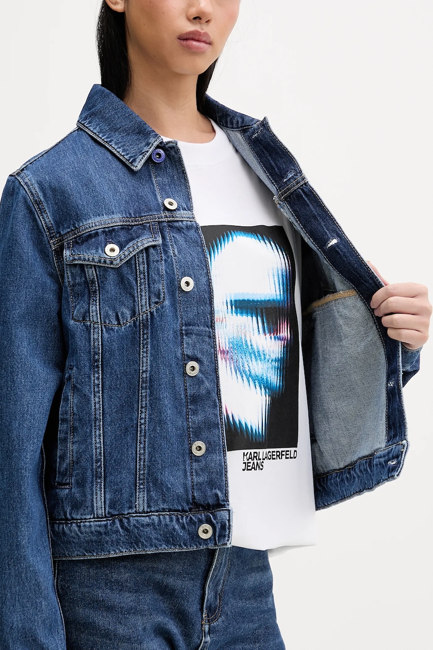 Rifľová bunda Karl Lagerfeld Jeans