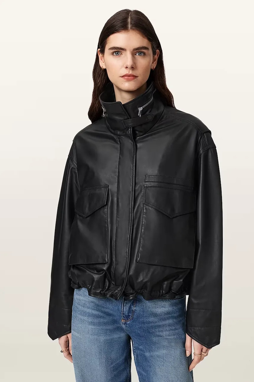 AllSaints geacă bomber de damă din piele