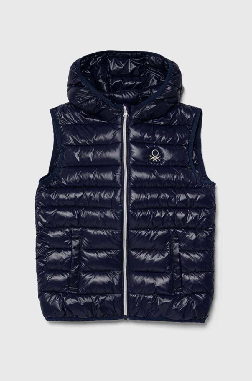 Детская безрукавка United Colors of Benetton цвет синий в Черновцах Детская безрукавка United Colors of Benetton цвет синий в Черновцах