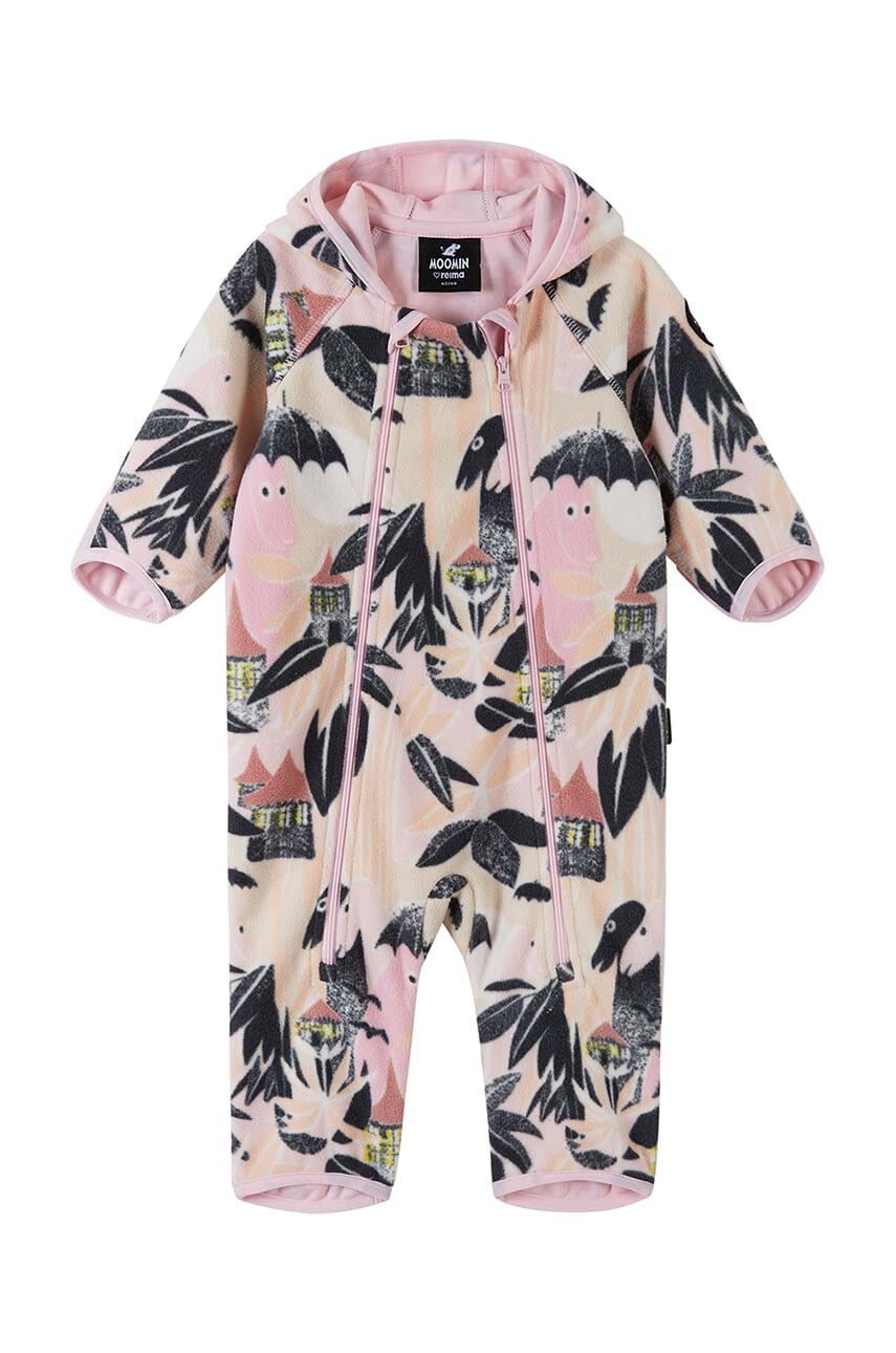 Reima combinezon bebe Moomin Vindpust culoarea roz, 5100326B Reima combinezon bebe Moomin Vindpust culoarea roz, 5100326B