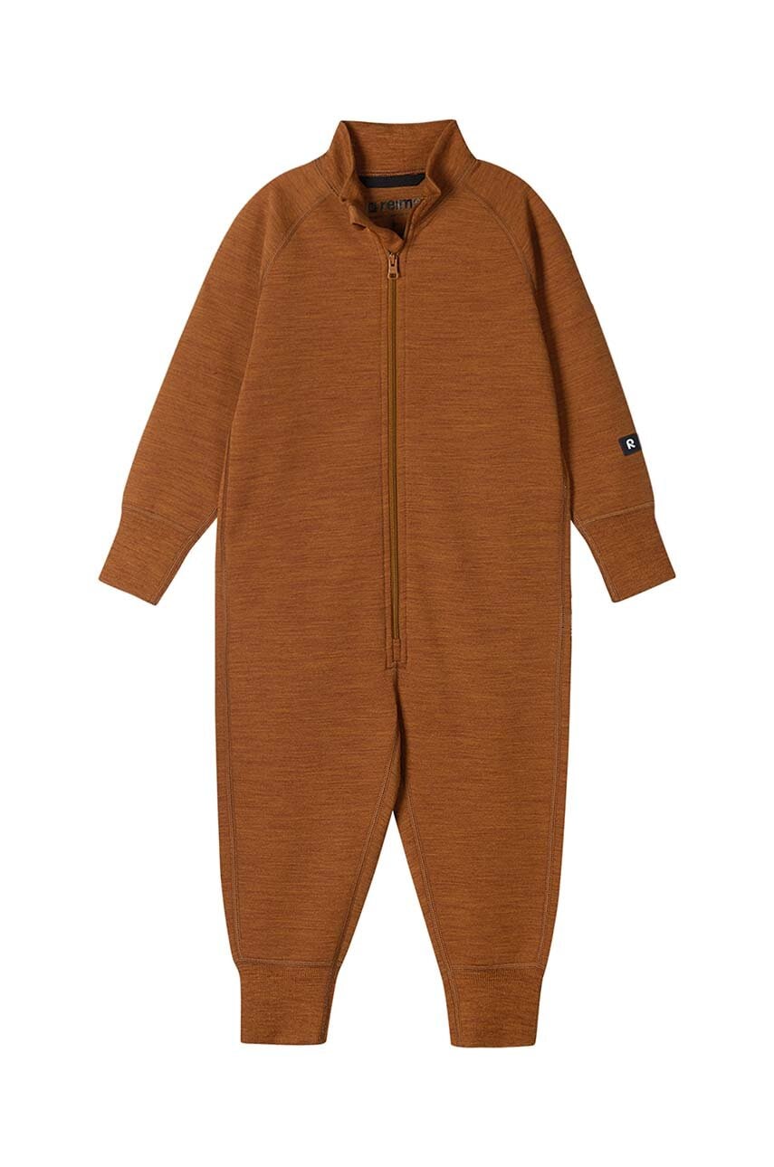 Детский комбинезон Reima Parvin цвет коричневый Детский комбинезон Reima Parvin цвет коричневый