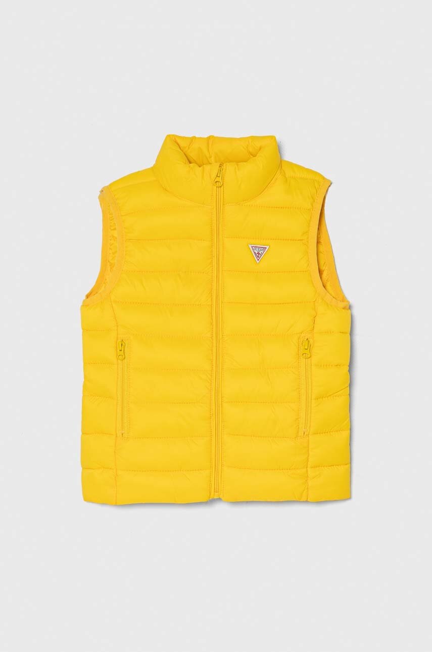 Детская безрукавка Guess цвет жёлтый Детская безрукавка Guess цвет жёлтый