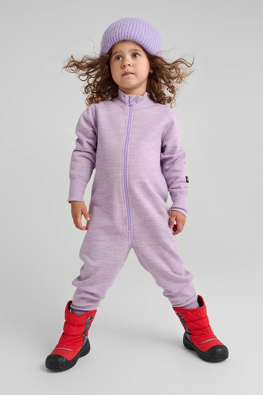 Reima salopetă copii Parvin culoarea violet, 5200037A