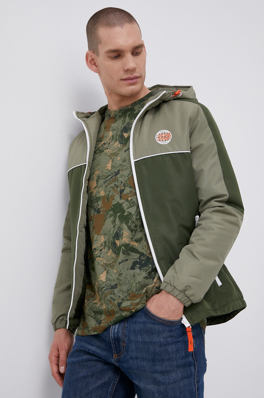 

Яке Jack & Jones мъжко в зелено с преходна изолация, Зелен