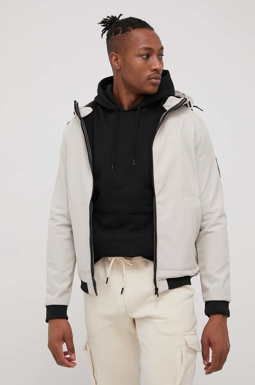 

Яке Jack & Jones мъжка в бежово с преходна изолация, Бежов