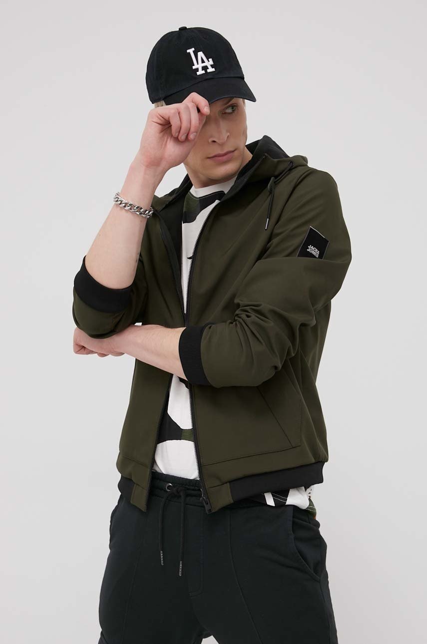 

Яке Jack & Jones мъжка в зелено с преходна изолация, Зелен