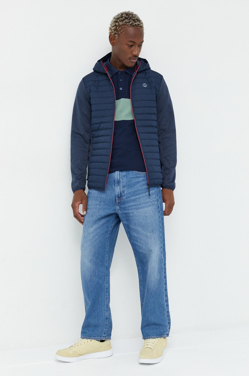 

Куртка Jack & Jones чоловіча колір синій перехідна