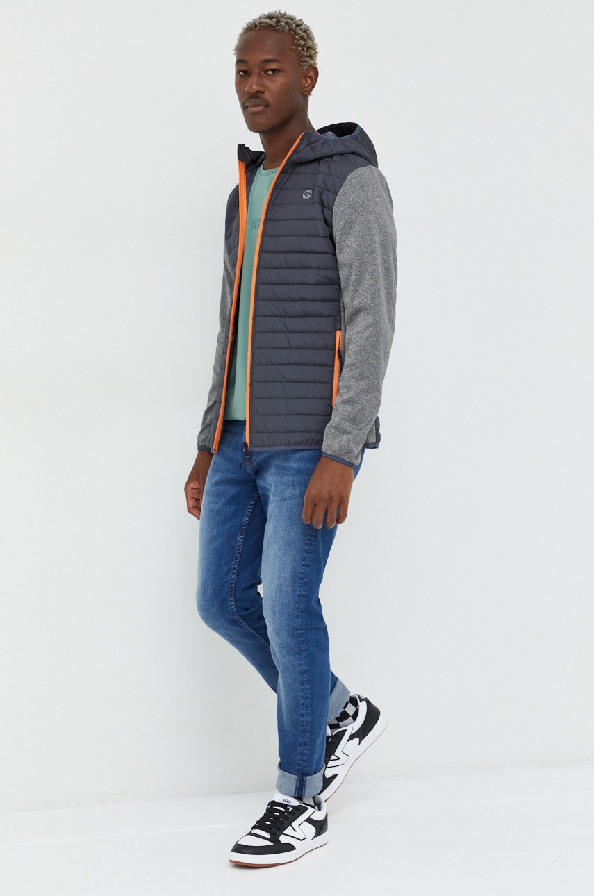 

Куртка Jack & Jones мужская цвет серый переходная